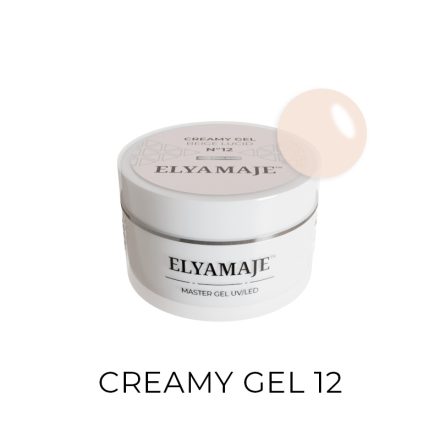 Beige Lucid n° 12 – Gel de construction – Creamy Gel UV LED – ElyaMaje