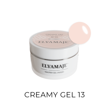 Nude Beige n°13 – Gel de construction – Creamy Gel UV LED – ElyaMaje