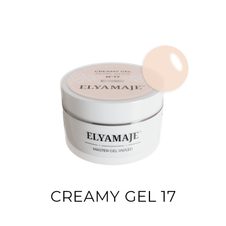 Pearl Beige n° 17 – Gel de construction – Creamy Gel UV LED – ElyaMaje