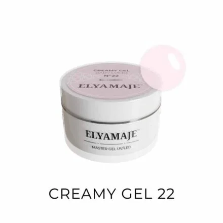 Baby Lucid n° 22 – Gel de construction – Creamy Gel UV LED – ElyaMaje