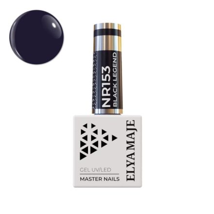 N° 153 – Black legend – Vernis Semi Permanent – Elyamaje